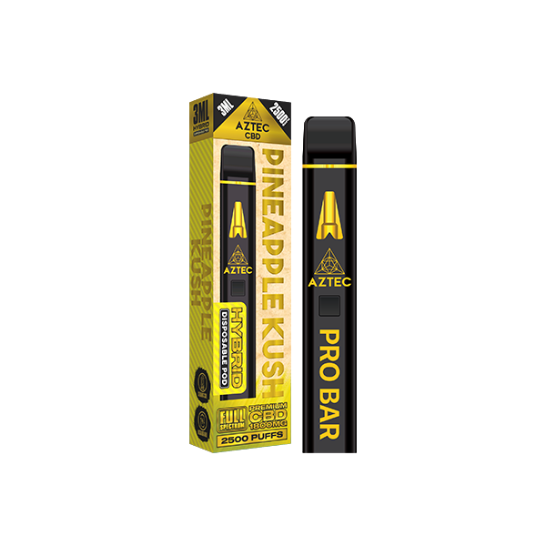 Aztec CBD 1800mg Pro Bar CBD Disposable Vape Device 2500 Puffs