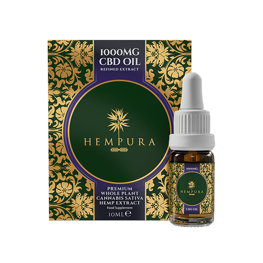 Hempura 1000mg CBD Broad Spectrum Oil Refined with terpenes - 10ml