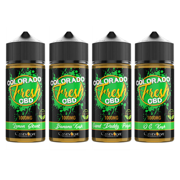 Colorado Fresh 1000mg CBD Vaping Liquid 100ml (50PG/50VG)