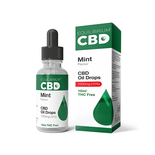 1000mg Equilibrium CBD Oil 10ml - Mint Flavour