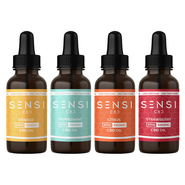 Sensi CBD 1000mg CBD Broad-Spectrum Tincture Oil 30ml (BUY 1 GET 1 FREE)