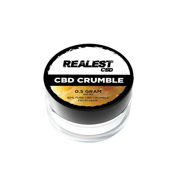 Realest CBD 500mg 80% Broad Spectrum CBD Crumble (BUY 1 GET 1 FREE)