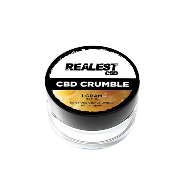 Realest CBD 1000mg 80% Broad Spectrum CBD Crumble (BUY 1 GET 1 FREE)