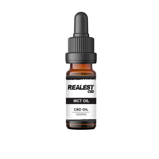 Realest CBD 1200mg Broad Spectrum CBD 10ml MCT Oil (BUY 1 GET 1 FREE)