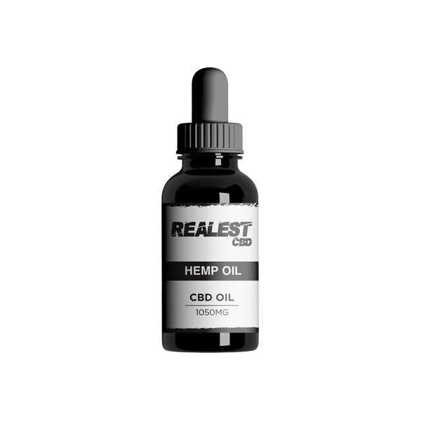 Realest CBD 1050mg Broad Spectrum CBD Hemp Oil - 30ml (BUY 1 GET 1 FREE)