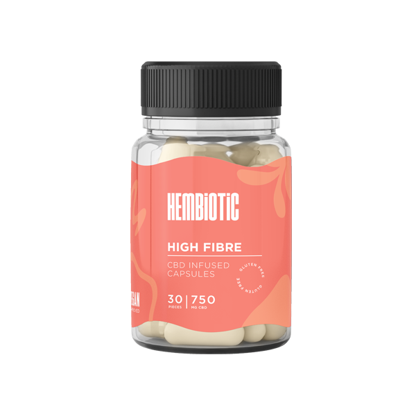 Hembiotic 750mg Functional CBD Capsules - 30 Caps